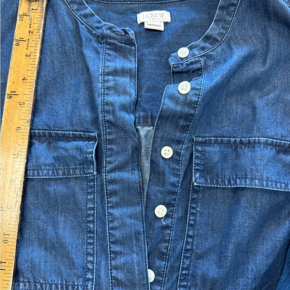 J.Crew Denim knee-length dress/tunic XS - Picture 5 of 10